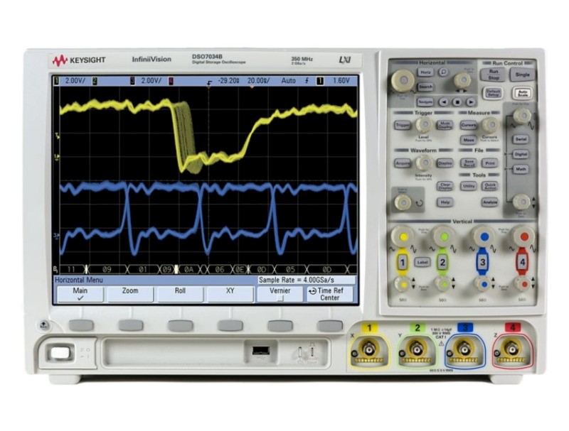 Keysight / Agilent DSO7034B Oscilloscope, 350 MHz, 4 Ch., 2 GSa/s