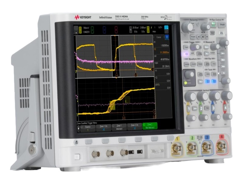 Keysight / Agilent DSOX4034A Oscilloscope, 350 MHz, 4 Chs.