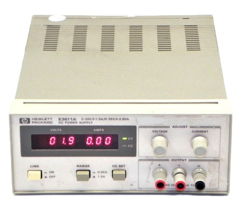 Keysight / Agilent E3611A Power Supply, 20V, 1.5A or 35V, .85A, 30W