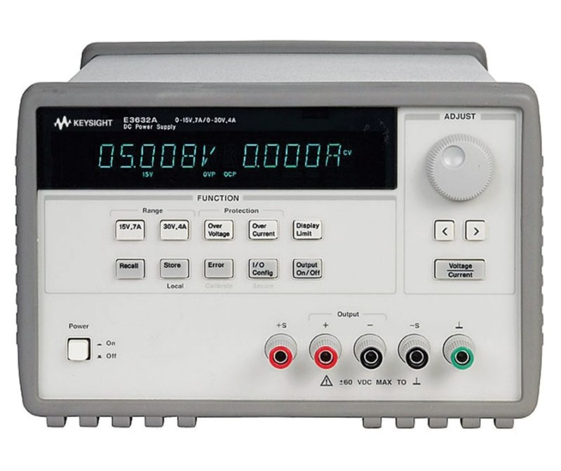 Keysight / Agilent E3632A Power Supply, 15V/7A & 30V/4A