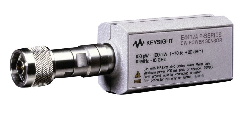 Keysight / Agilent E4412A Power Sensor, 10 MHz  - 18 GHz, -70 dBm to +20 dBm