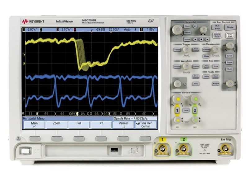 Keysight / Agilent MSO7052B Mixed Signal Oscilloscope, MHz, 2 + 16 Ch., 4 GSa/s