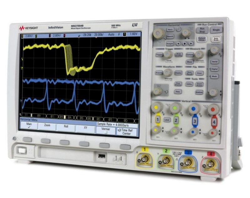 Keysight / Agilent MSO7054B Mixed Signal Oscilloscope, 500 MHz, 4 + 16 Ch., 4 GSa/s