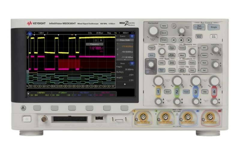 Keysight / Agilent MSOX3054T Oscilloscope, 500 MHz, 4 + 16 Ch., 5 GSa/s