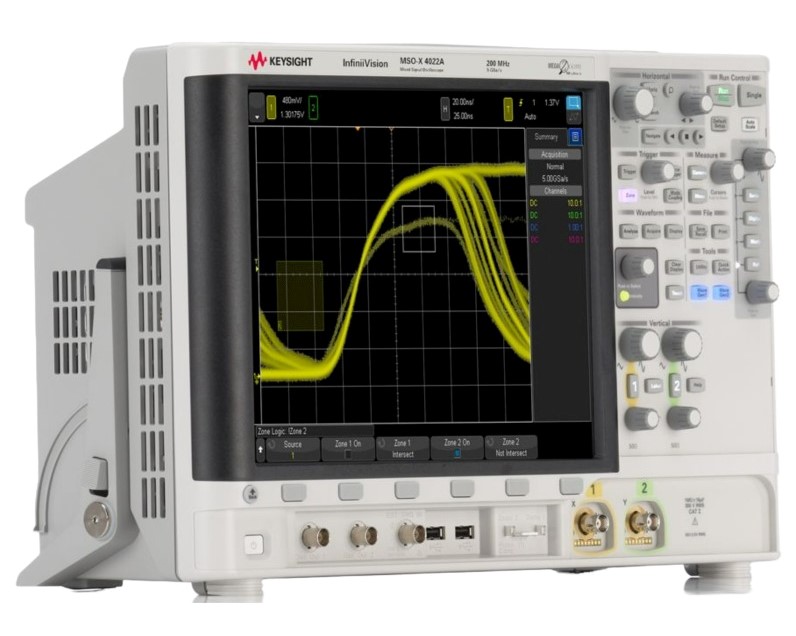 Keysight / Agilent MSOX4022A Oscilloscope, 200 MHz, 2 + 16 Chs.