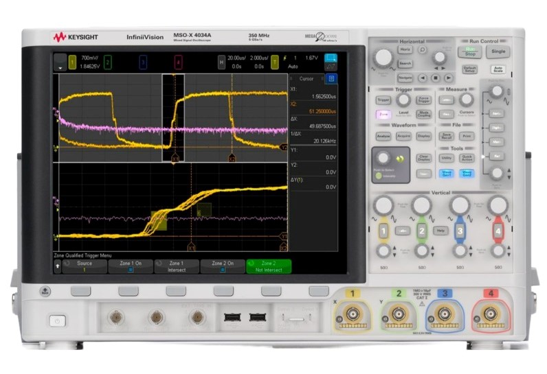 Keysight / Agilent MSOX4034A Oscilloscope, 350 MHz, 4 + 6 Chs.