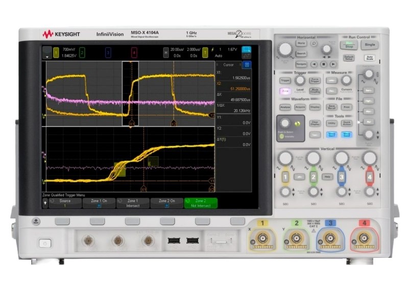 Keysight / Agilent MSOX4104A Oscilloscope, 1 GHz, 4 + 16 Chs.