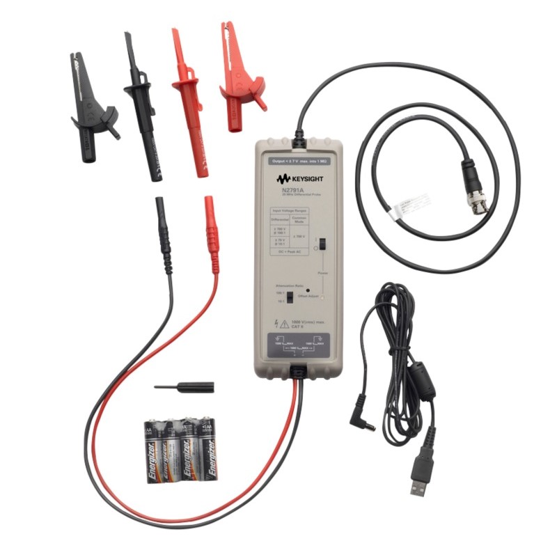 Keysight / Agilent N2791A High Voltage Differential Probe, 25 MHz