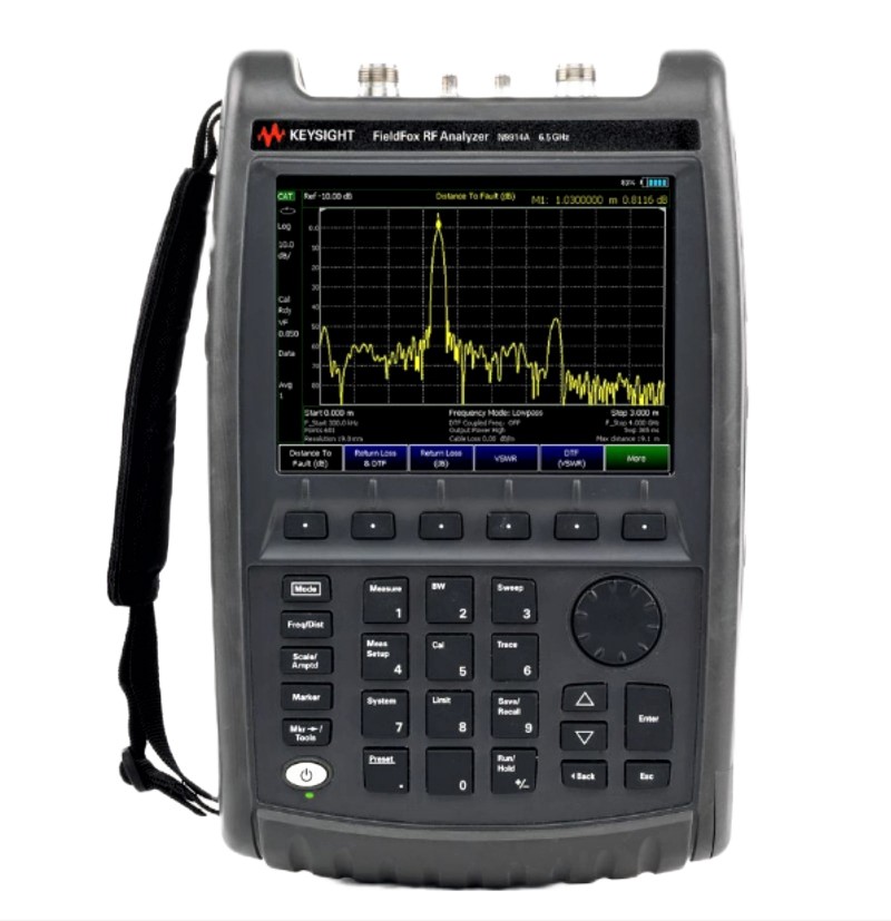 Keysight / Agilent N9914A FieldFox Handheld  RF & Microwave Combination Analyzer, 30 kHz - 6.5 GHz