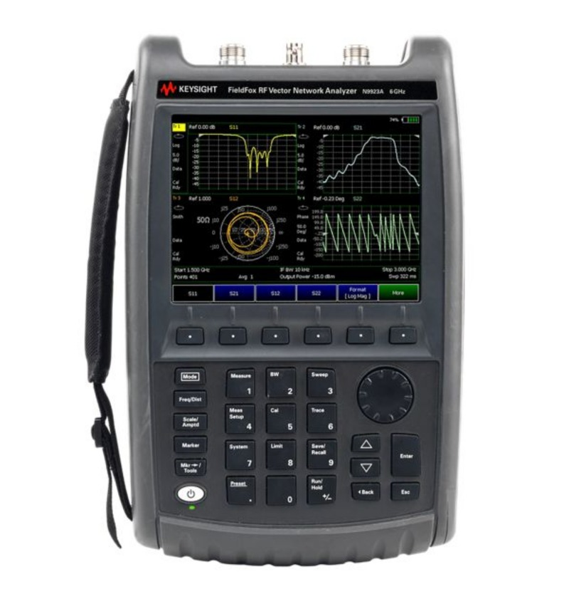 Keysight / Agilent N9923A FieldFox Vector Network Analyzer, 2 MHz - 4 GHz or 6 GHz