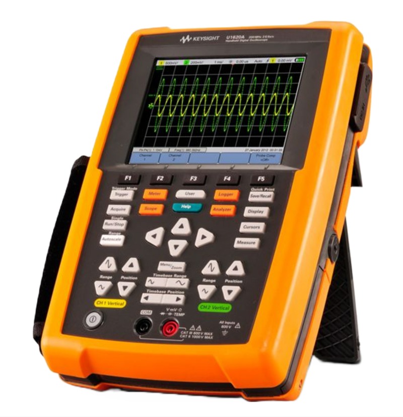 Keysight / Agilent U1620A Handheld Oscilloscope, 200 MHz, 2 GSa/s, 2 Ch.