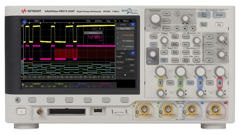 Keysight / Agilent DSOX3034T Oscilloscope, 350MHz, 4 Ch.