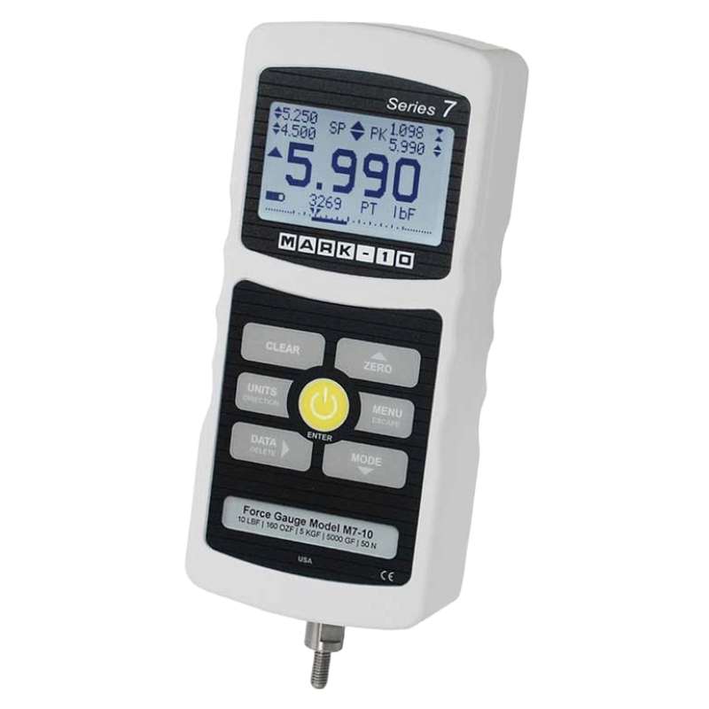 Mark-10 M7-100 Digital Force Gauge, 100 x 0.1lb