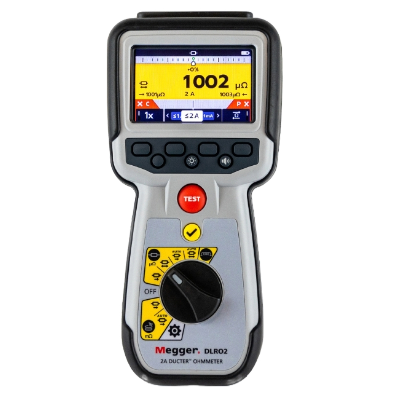 Megger (AVO Biddle) DLRO2 Ducter Low Resistance Ohmmeter 2 Amp
