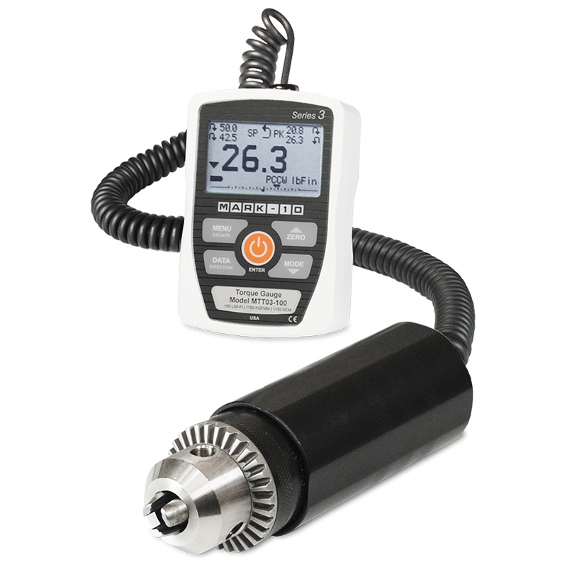 Mark-10 MTT03 Digital Torque Gauge, 50lbFin