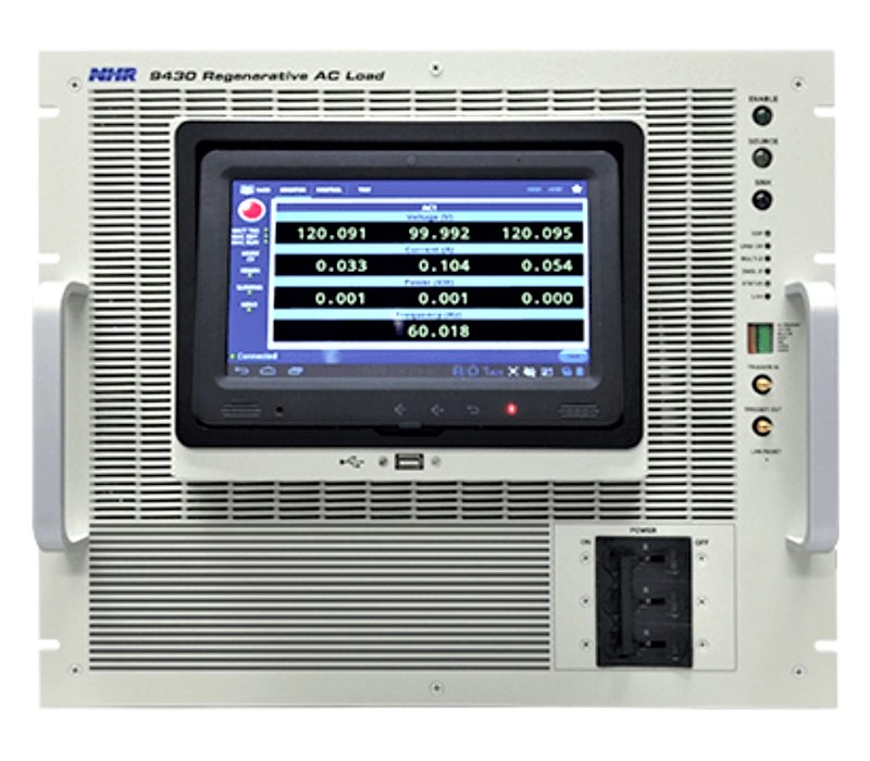 NH Research 9430-4 Regenerative AC Load, 4-Quadrant, 4kW