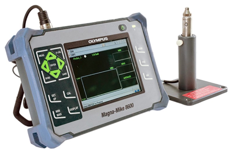 Olympus MAGNAMIKE8600 Magnetic Thickness Gauge for Nonferrous Materials to 25.4m