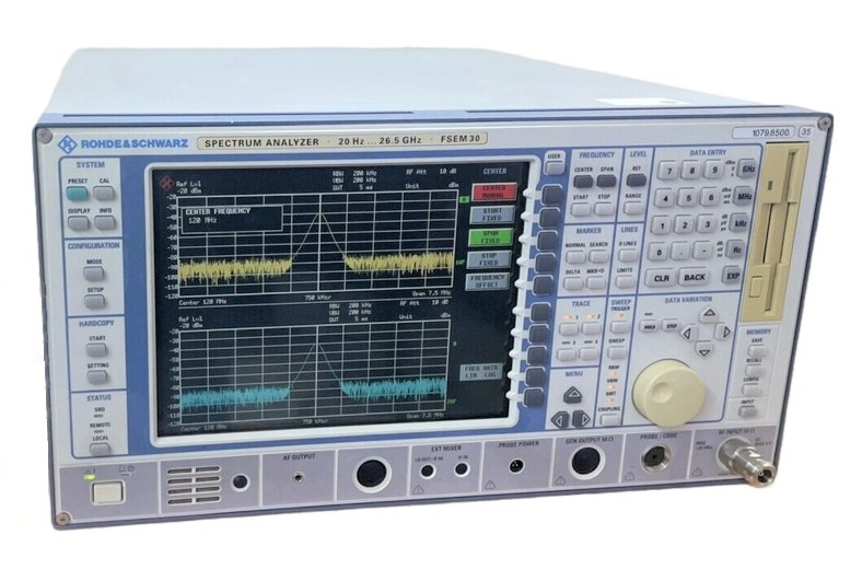 Rohde & Schwarz FSEM30 Spectrum Analyzer, 20 Hz  - 26.5 GHz