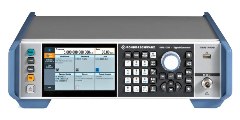 Rohde & Schwarz SMB100B RF Signal Generator, 8 kHz to 1 GHz, 3 GHz or 6 GHz