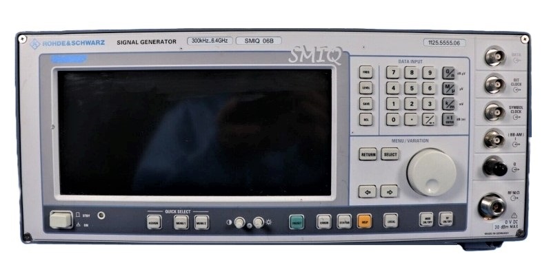 Rohde & Schwarz SMIQ06B Vector Signal Generator, 300 KHz  - 6.4 GHz