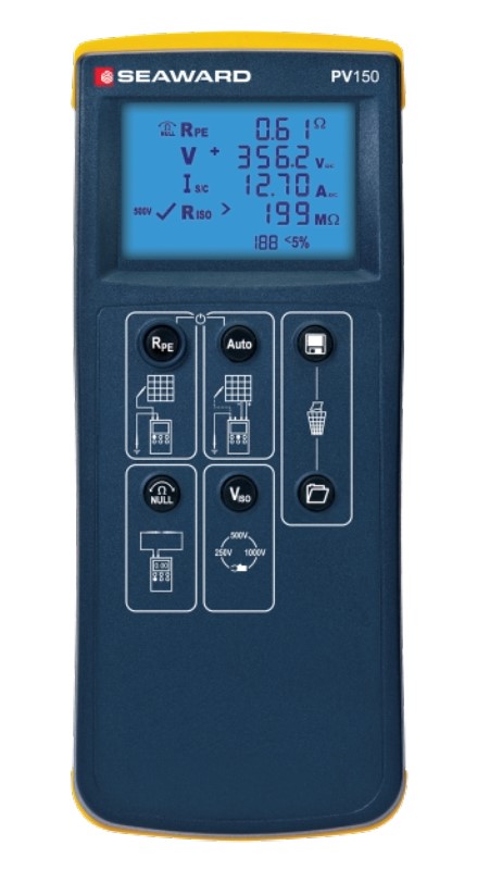 Seaward PV150 Photovoltaic Tester, 1000 VDC