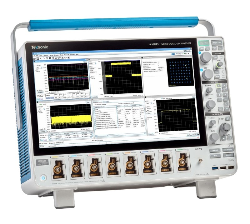 Tektronix MSO68B Mixed Signal Oscilloscope, 1 GHz up to 10 GHz, 8 Flexchannels, up to 50 GS/s