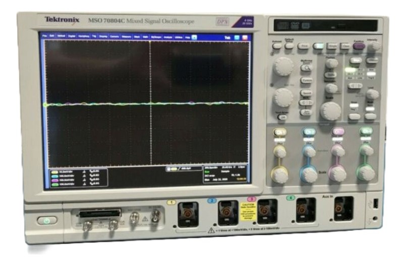 Tektronix MSO70804C Mixed Signal Oscilloscope, 8 GHz, 4 + 16 Ch., 25 GS/s