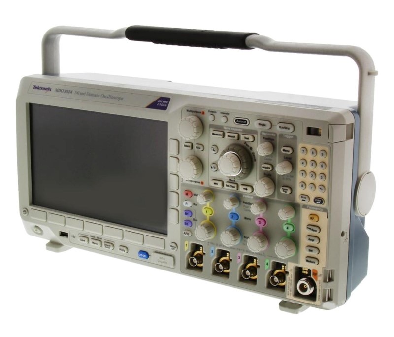 Tektronix MDO3014 Oscilloscope, Mixed Domain, 100 MHz, 4 Ch., 2.5 GS/s