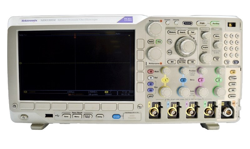 Tektronix MDO3054 Mixed Domain Oscilloscope, 500 MHz, 4 Ch. + 16 Ch., 2.5 GS/s