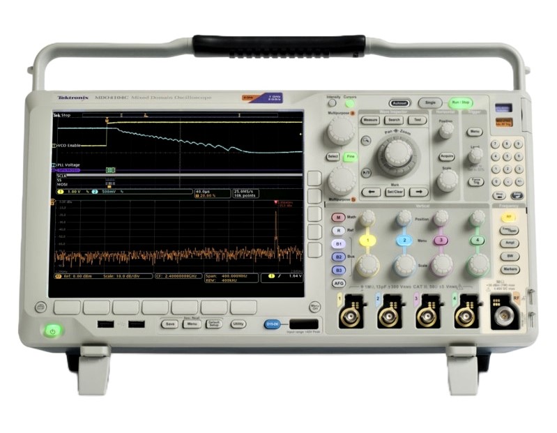 Tektronix MDO4024C Mixed Domain Oscilloscope, 200 MHz, 4 Ch., 2.5 GS/s, 20 Mpoints