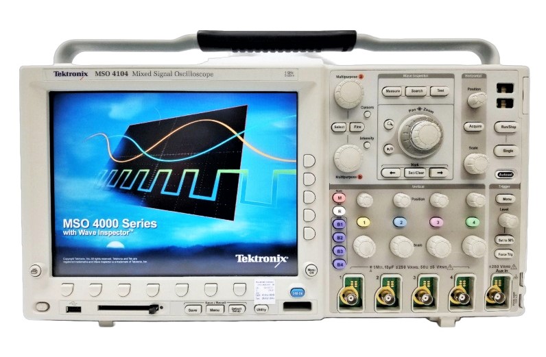 Tektronix MSO4104 Mixed Signal Oscilloscope, 1 GHz, 5 GS/s, 4+16 Ch.