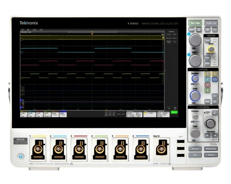 Tektronix MSO46 Mixed Signal Oscilloscope, Up to 1.5 GHz, 6 + Up to 48 Ch., 6.25 GS/s