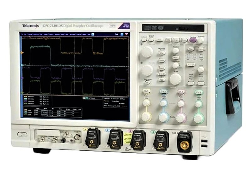 Tektronix MSO72304DX Mixed Signal Oscilloscope, 23 GHz, 4 + 16 Ch., 100 GS/s