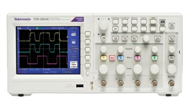 Tektronix TDS2004C Digital Storage Oscilloscope, 70 MHz, 4 Ch., 1 GS/s