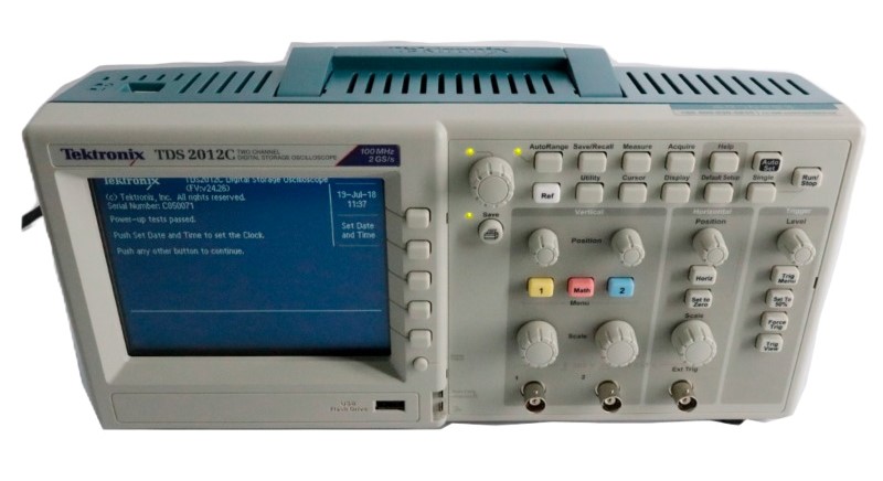 Tektronix TDS2012C Digital Storage Oscilloscope, 100 MHz, 2 Ch., 2 GS/s