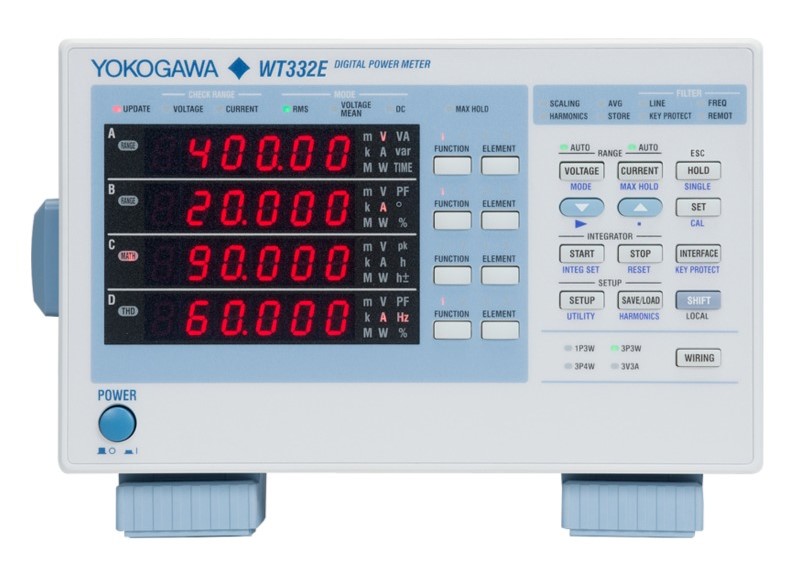 Yokogawa WT332 Digital Power Meter, DC - 100 kHz, 20A, 2 Ch.