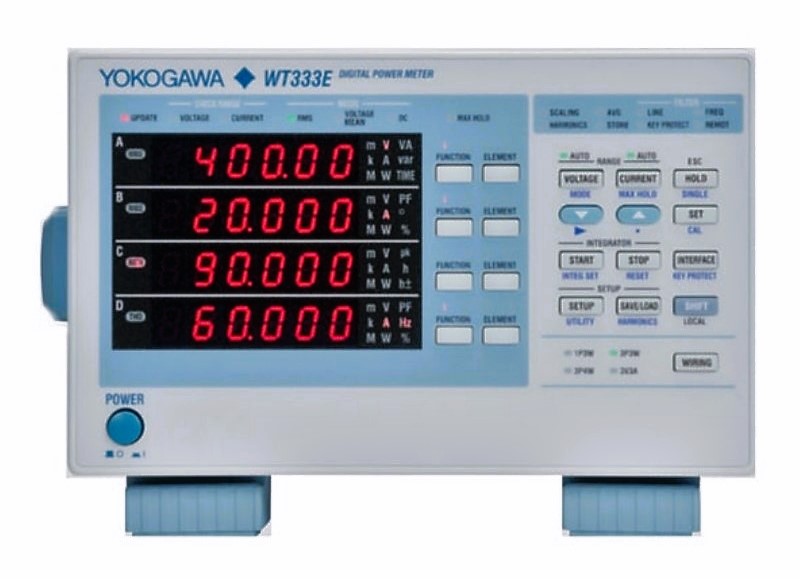 Yokogawa WT333E Digital Power Meter, DC - 100 kHz, 20A, 3 Ch.