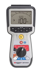 Megger (AVO Biddle) MIT430/2 Megohmmeter Insulation and Continuity Tester, 1000V