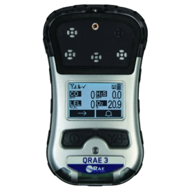 RAE Systems QRAE-III Diffusion Non-Wireless 4-Gas Monitor LEL, O2, CO, H2S