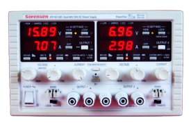 Sorensen XPF60-20D Dual Output DC Power Supply, (2x)60V,20A, 420W